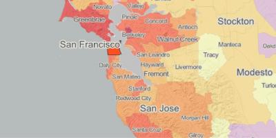 Žemėlapis dapp San Francisco