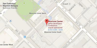Žemėlapis moscone center 