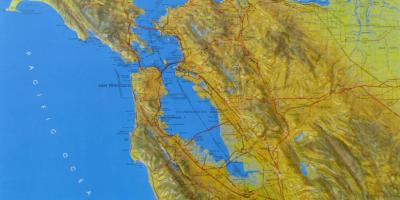 Žemėlapis San Francisko palengvėjimą
