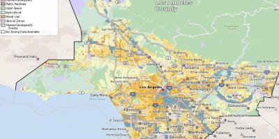 Žemėlapis San Francisko zonas 