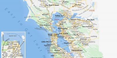 San Francisko žemėlapio sritis
