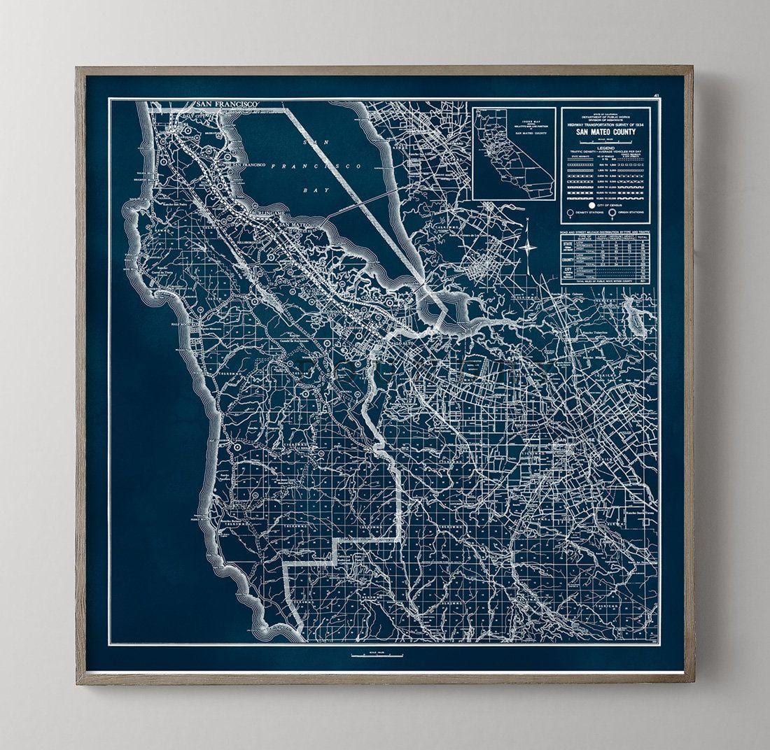 Žemėlapis bay area meno