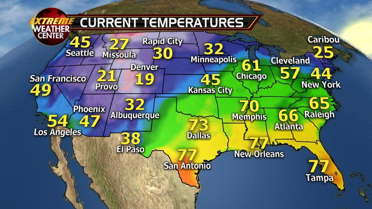 Ma San Francisko temperatūra