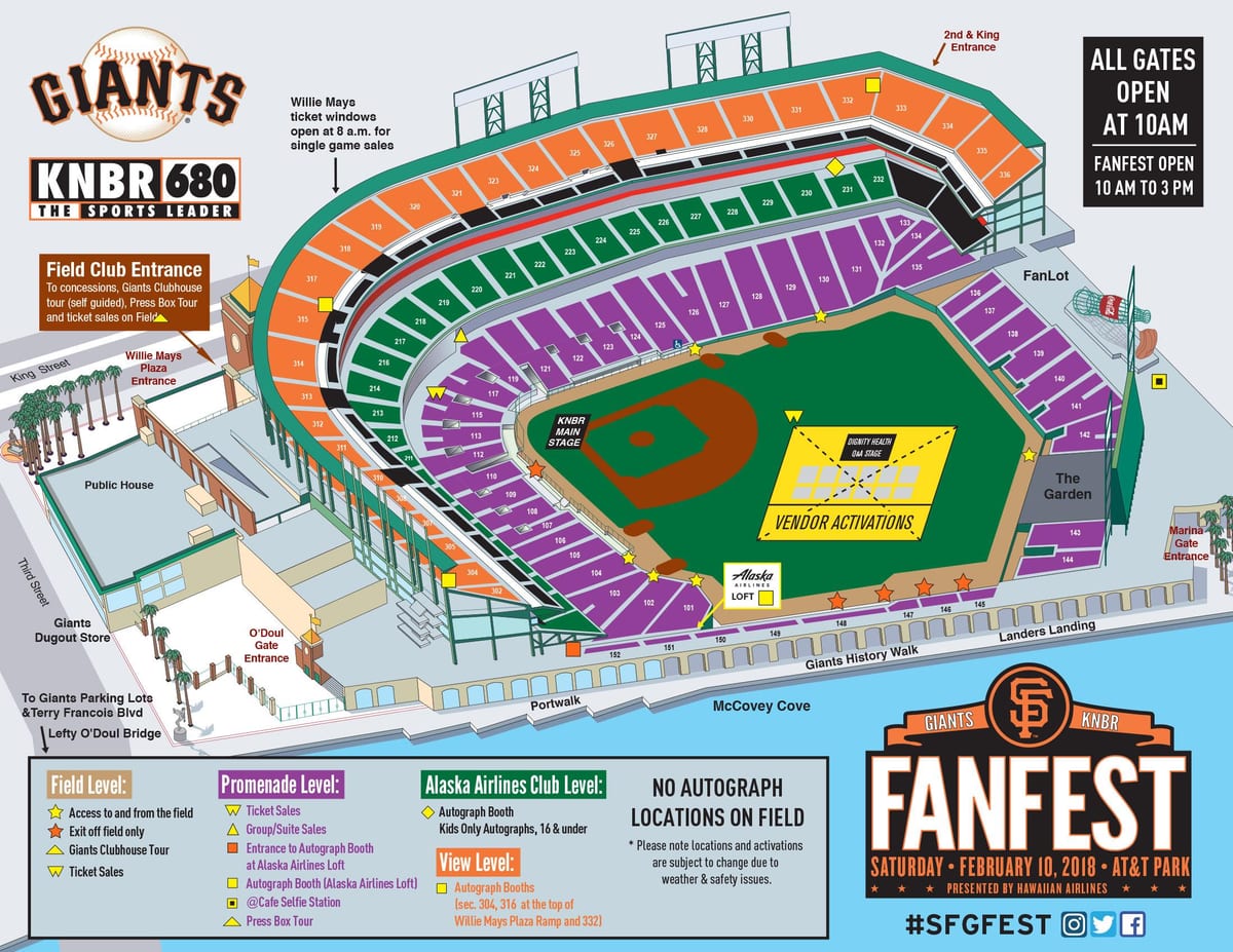 San Francisco giants žemėlapyje