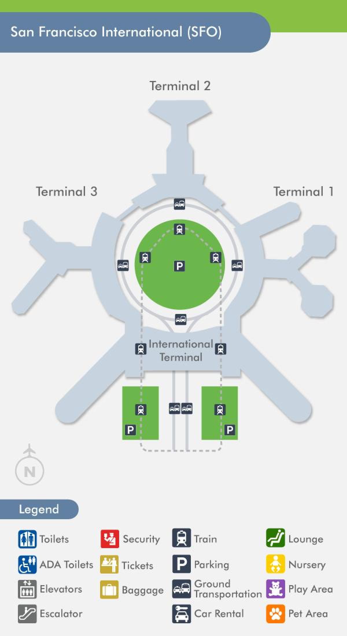 Žemėlapis OFS oro uosto terminalas 1