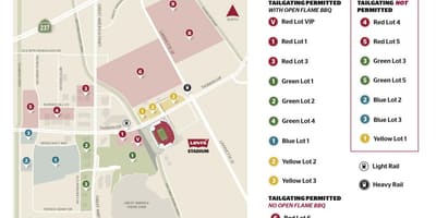 "Levi' s " stadionas įėjimo žemėlapyje