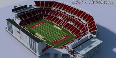 "Levi' s " stadionas 3d žemėlapio