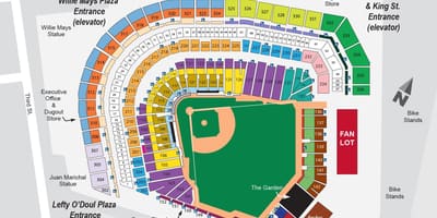 At&t parkas 3d krėslų žemėlapyje