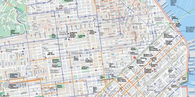 Žemėlapis detalus San Francisco