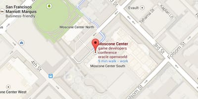 Žemėlapis moscone center " San Francisco