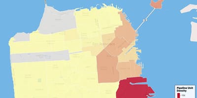 San Francisko viešojo būsto žemėlapyje